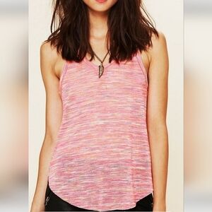 Free People Rainbow Brite Tank Top